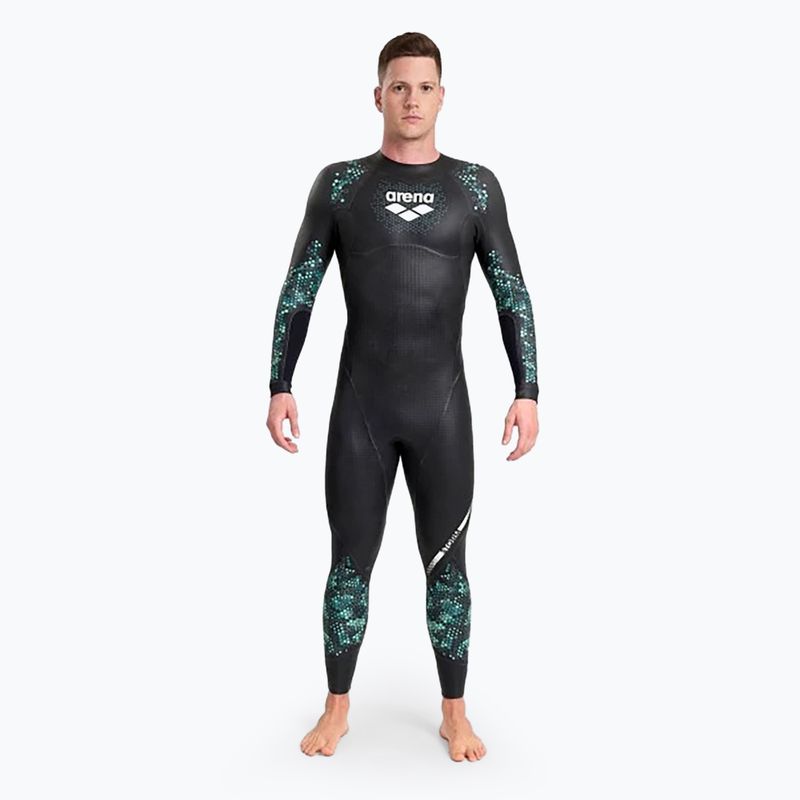 Pianka triathlonowa męska arena Storm 1,5 mm coral blue/black