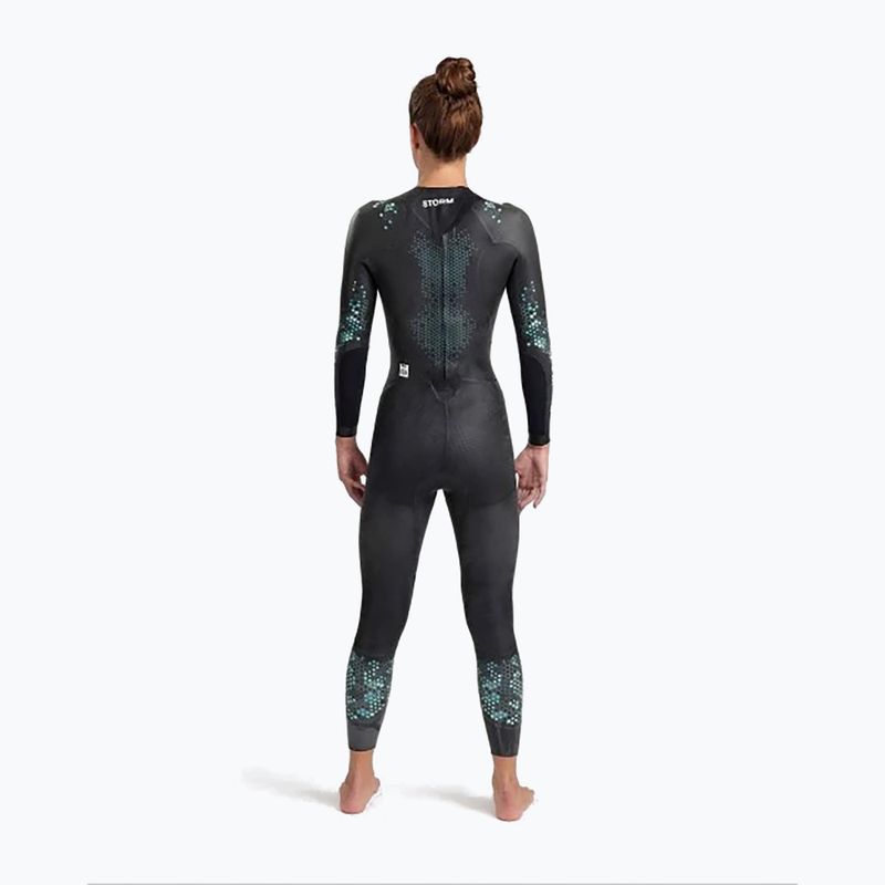 Pianka triathlonowa damska arena Storm 1,5 mm coral blue/black 2