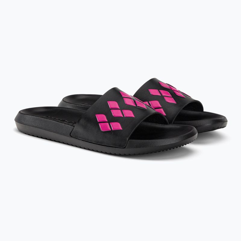 Klapki arena Urban diamonds black/pink 4