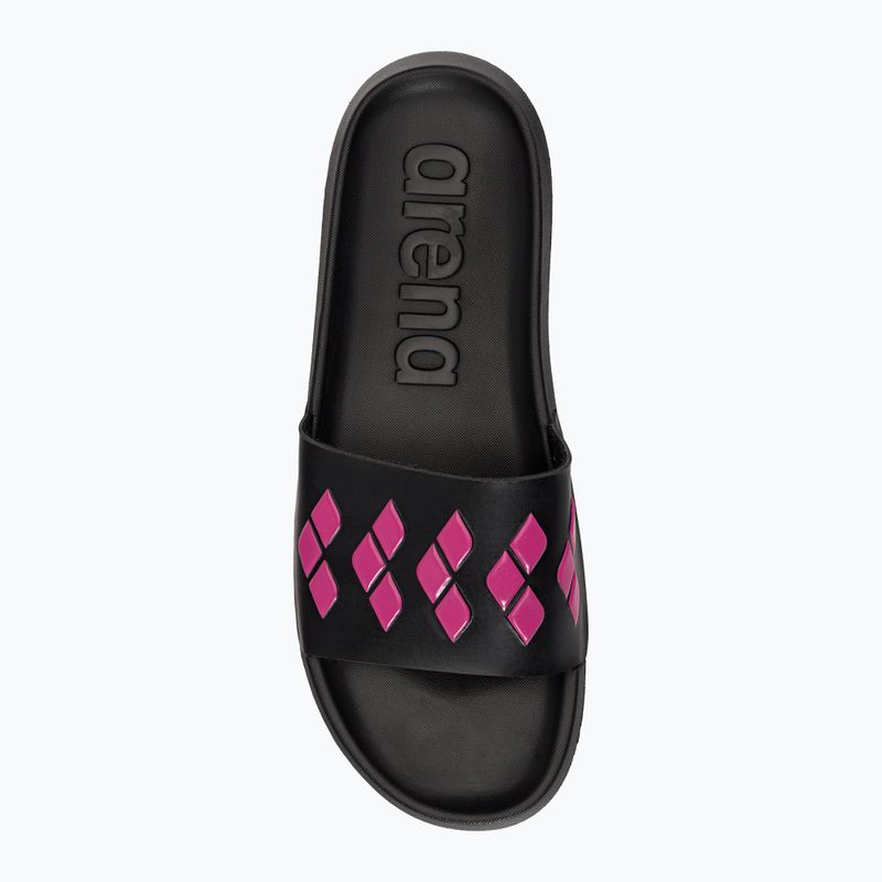 Klapki arena Urban diamonds black/pink 6