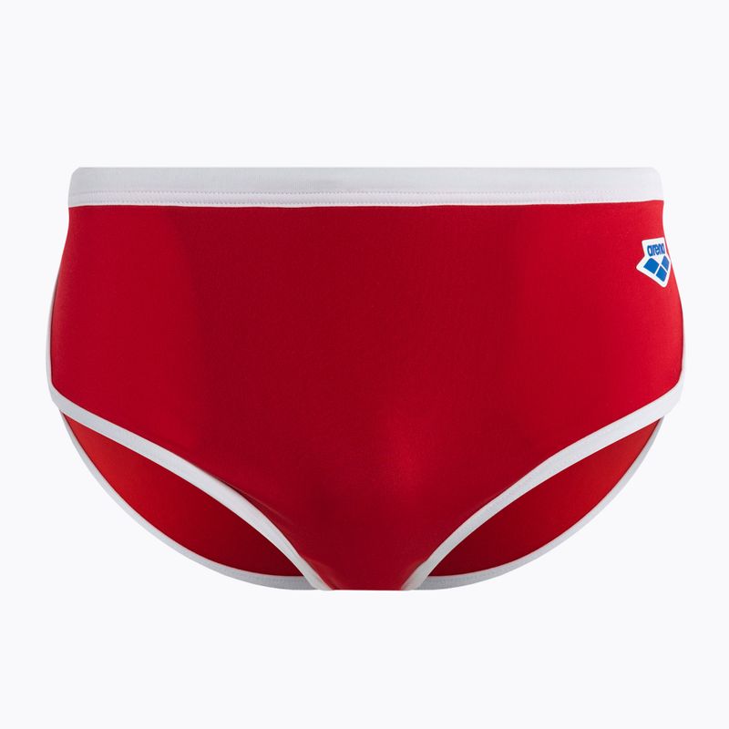 Bokserki pływackie męskie arena Icons Swim Low Waist Short Solid red/white