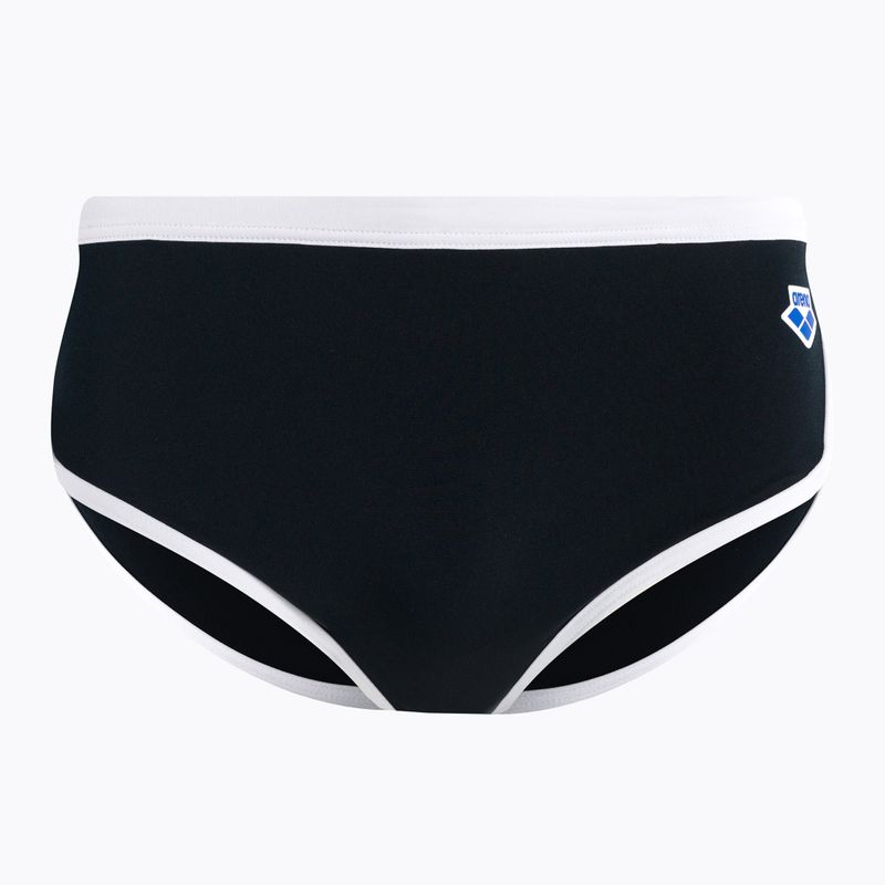 Bokserki pływackie męskie arena Icons Swim Low Waist Short Solid black/white