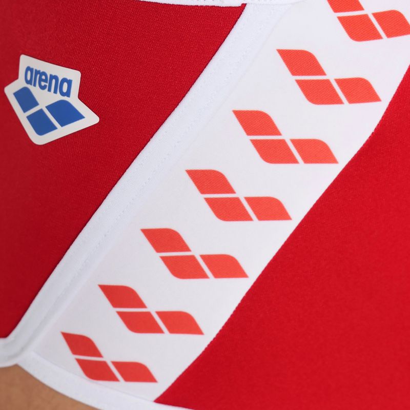 Bokserki pływackie męskie arena Icons Swim Low Waist Short Solid red/white 9