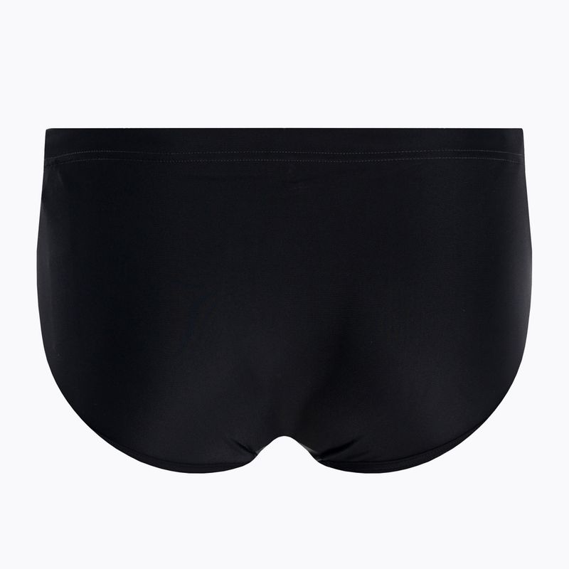Bokserki pływackie męskie arena Icons Swim Low Waist Short Panel asphalt/black 2