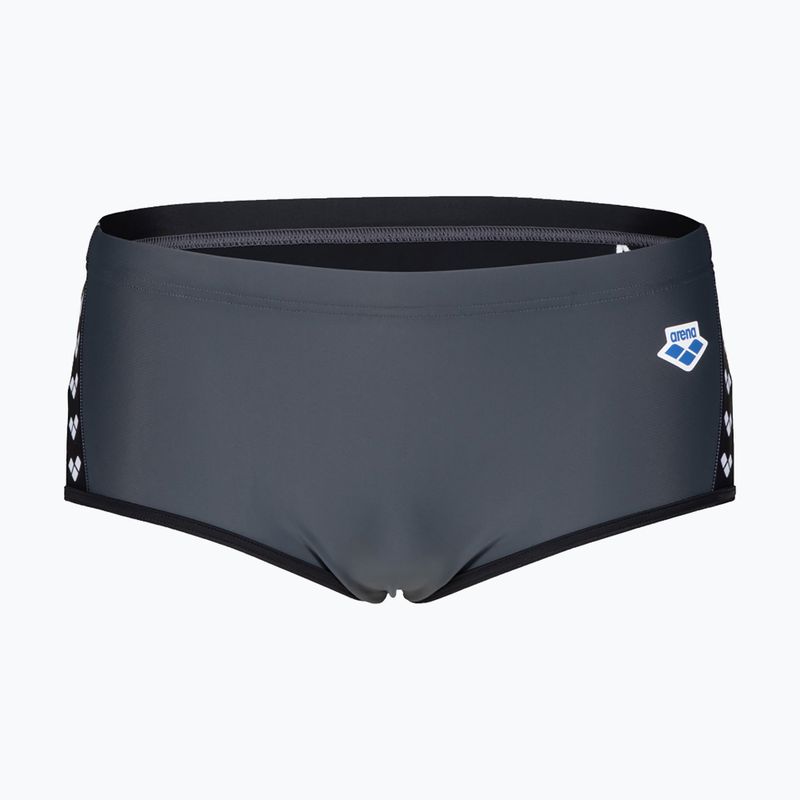 Bokserki pływackie męskie arena Icons Swim Low Waist Short Panel asphalt/black 4