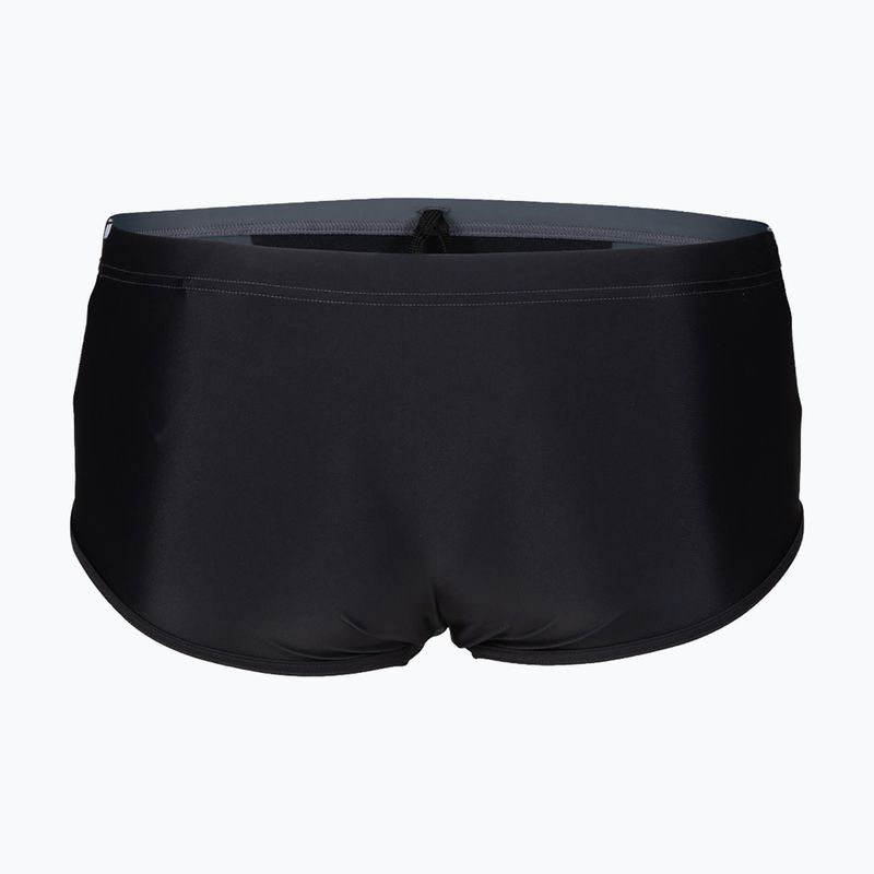 Bokserki pływackie męskie arena Icons Swim Low Waist Short Panel asphalt/black 5
