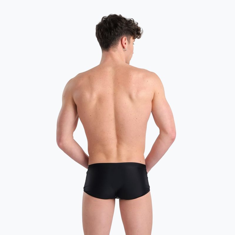 Bokserki pływackie męskie arena Icons Swim Low Waist Short Panel asphalt/black 7
