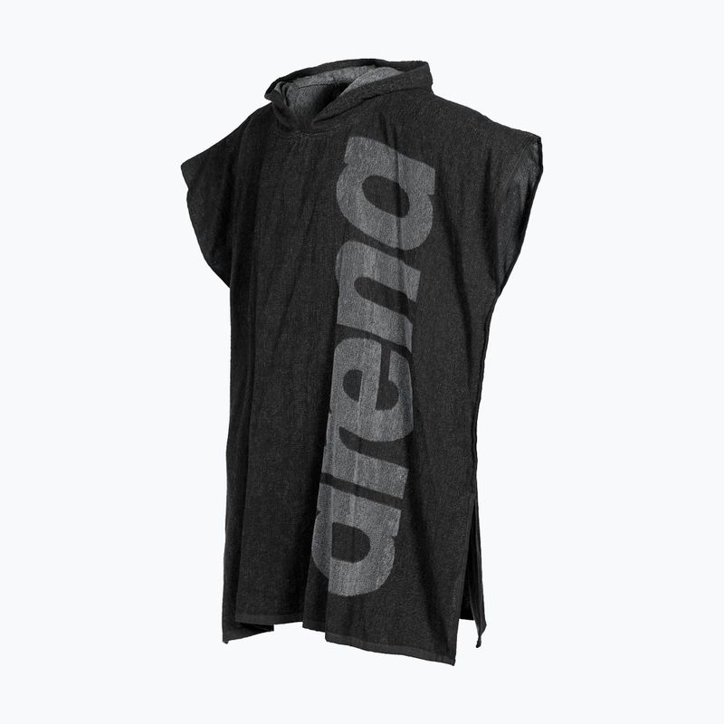 Ponczo arena Big Logo Hooded mélange dark grey/grey 2