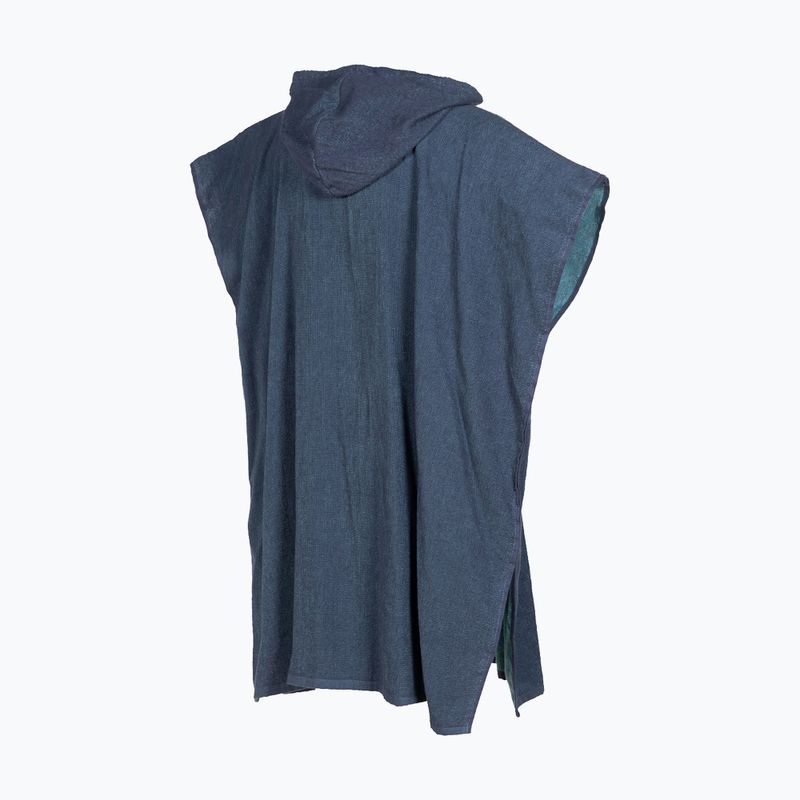 Ponczo arena Big Logo Hooded mélange navy/sky 3