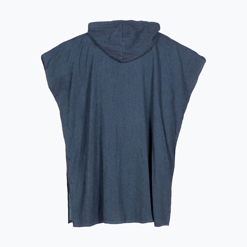 Ponczo arena Big Logo Hooded mélange navy/sky 4