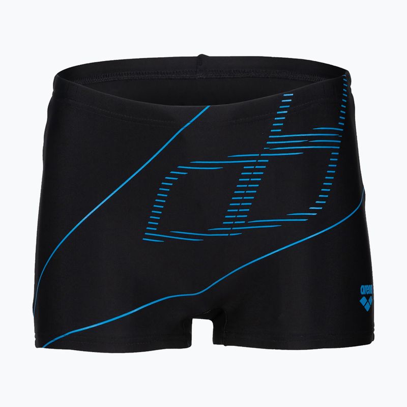Bokserki kąpielowe dziecięce arena Swim Short Logo black/turquise 5