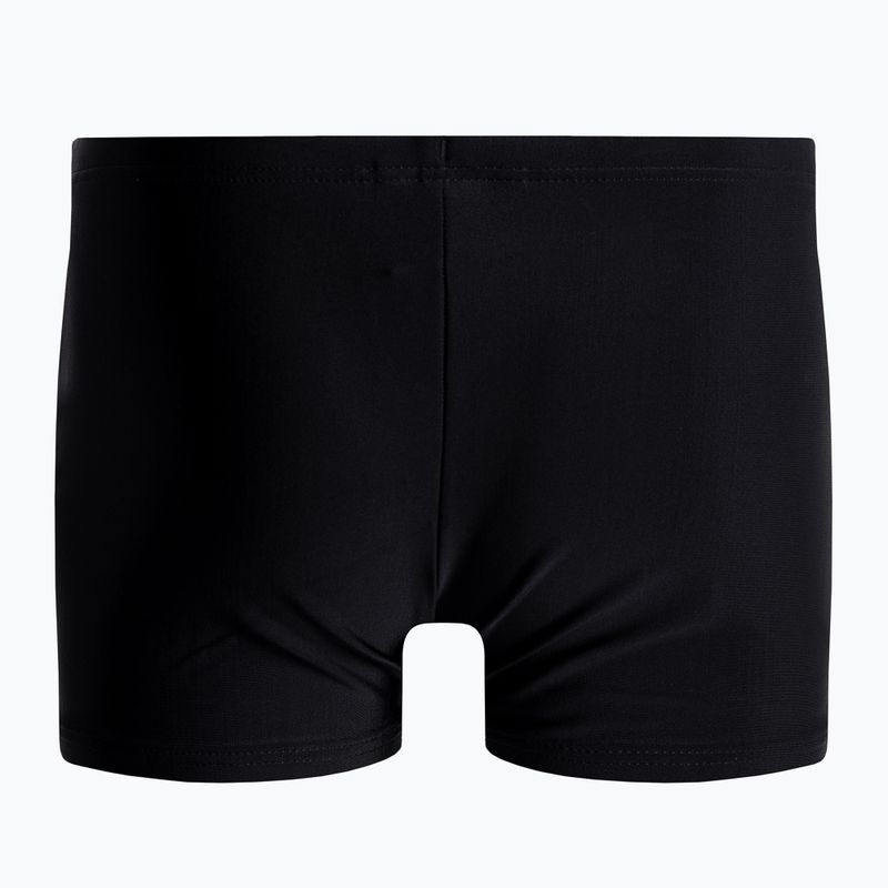 Bokserki kąpielowe dziecięce arena Swim Short Logo black/turquise 2