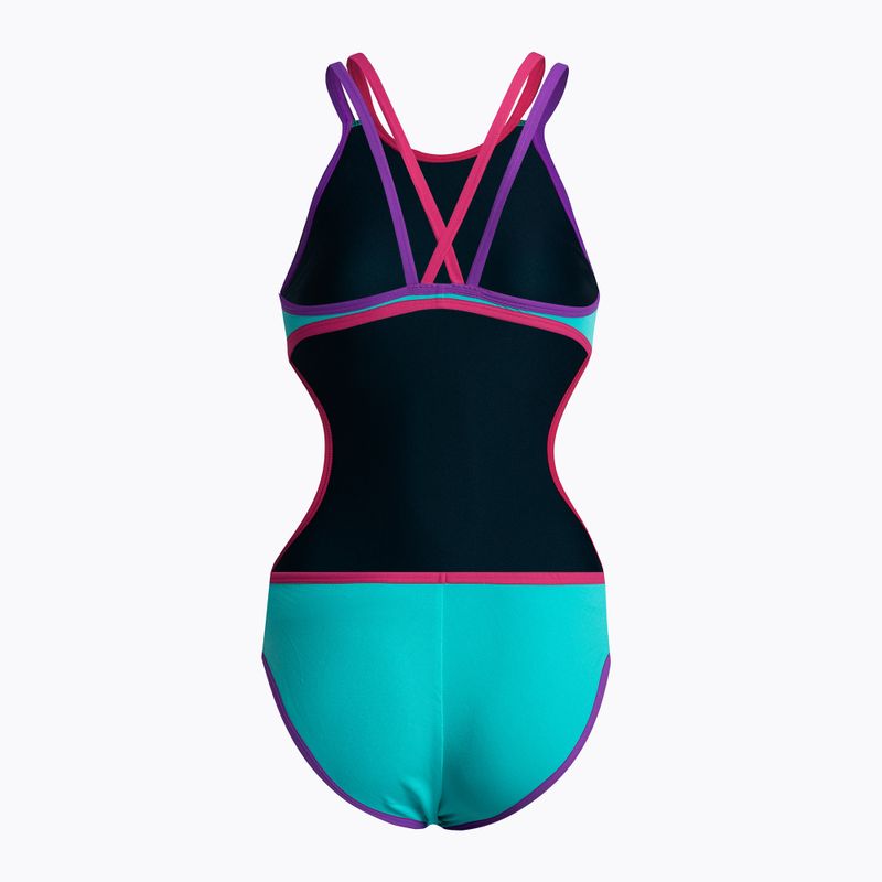 Strój pływacki jednoczęściowy damski arena One Double Cross Back One Piece martinica 2