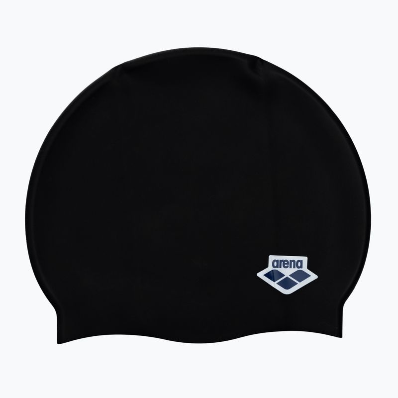 Czepek pływacki arena Icons Team Stripe black/black 2