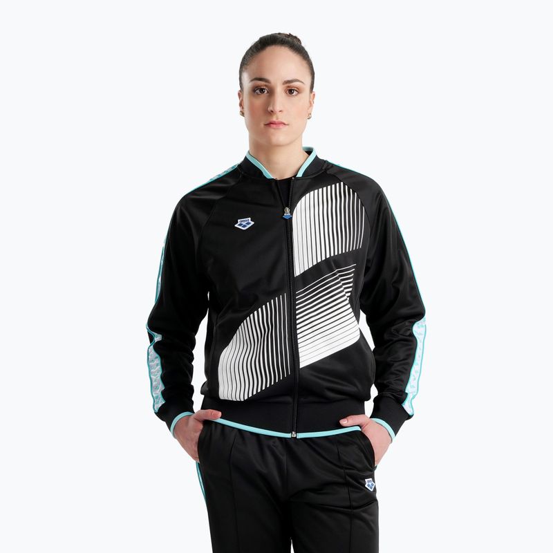 Bluza arena Relax IV Team Logo black/white/blue diamond 4