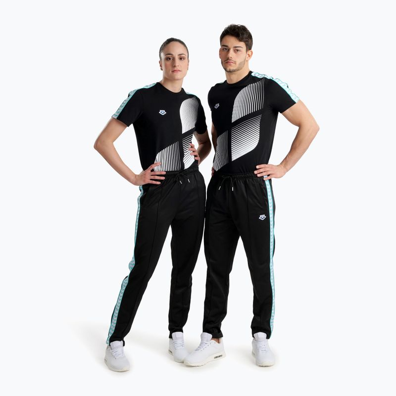 Spodnie arena Relax IV Team Logo black/white/blue diamond