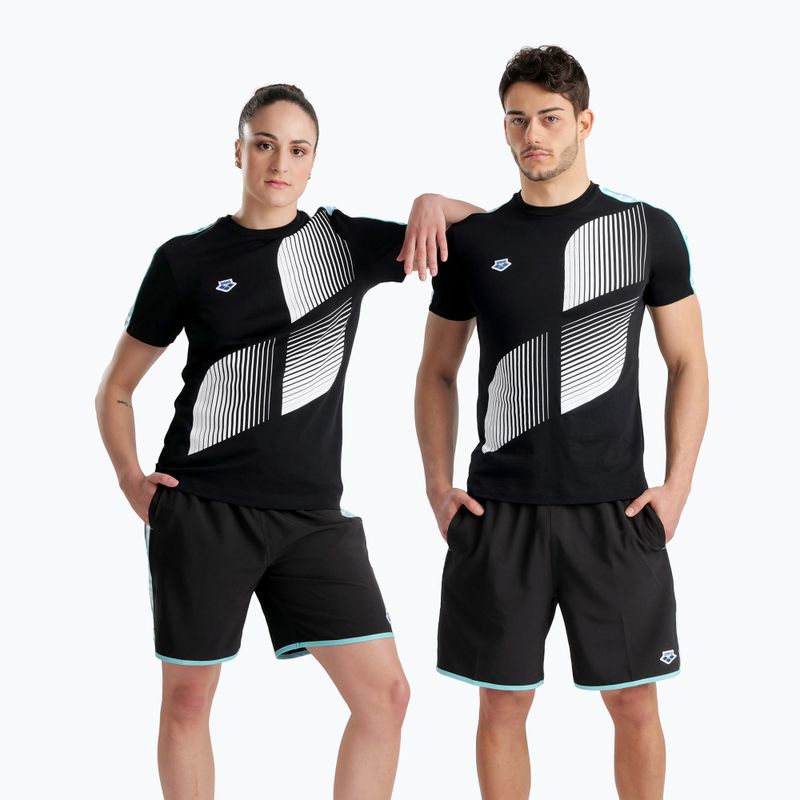 Koszulka arena Team Logo black/white/blue diamond