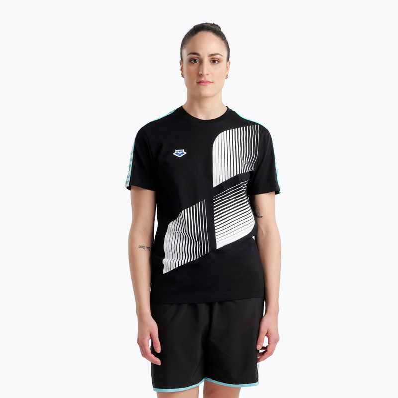 Koszulka arena Team Logo black/white/blue diamond 5