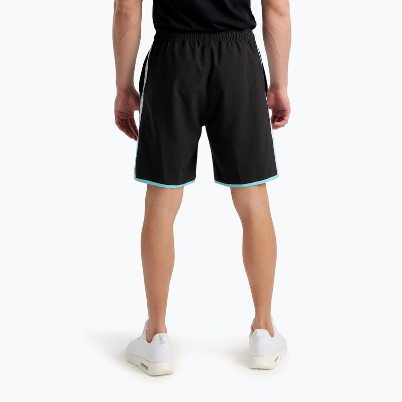 Spodenki arena Icons Team Stripe Bermuda Logo black/white/blue diamond 3
