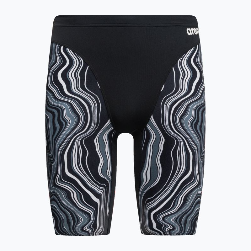 Jammery kąpielowe męskie arena Swim Jammer Marbled black/black multi