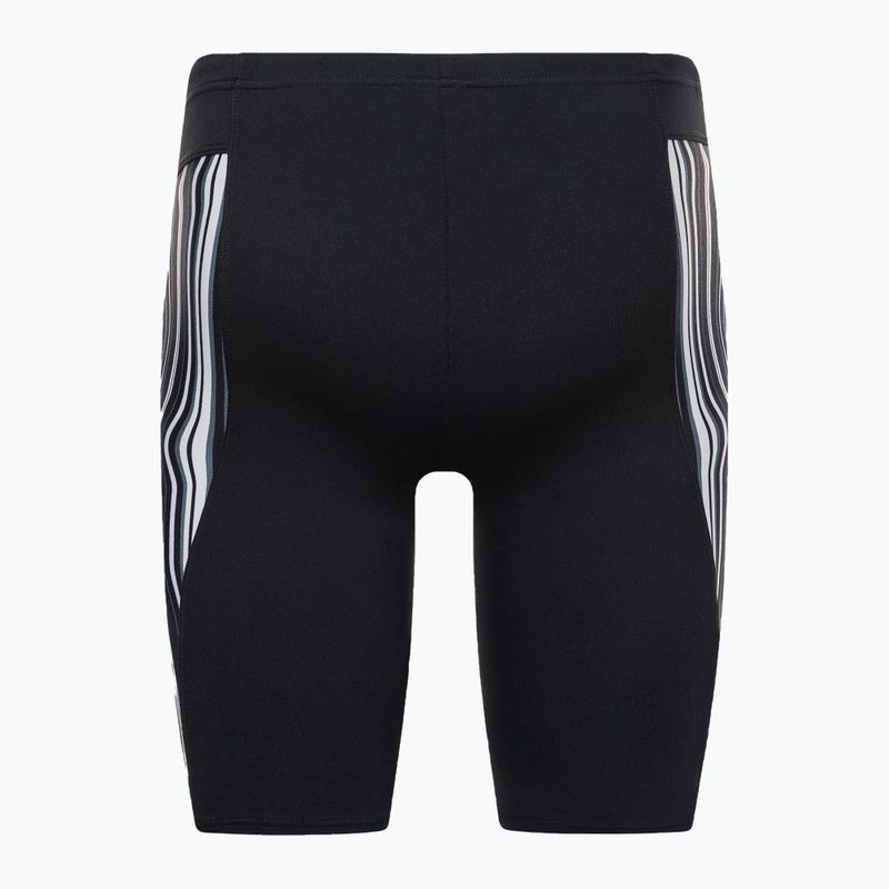 Jammery kąpielowe męskie arena Swim Jammer Marbled black/black multi 2