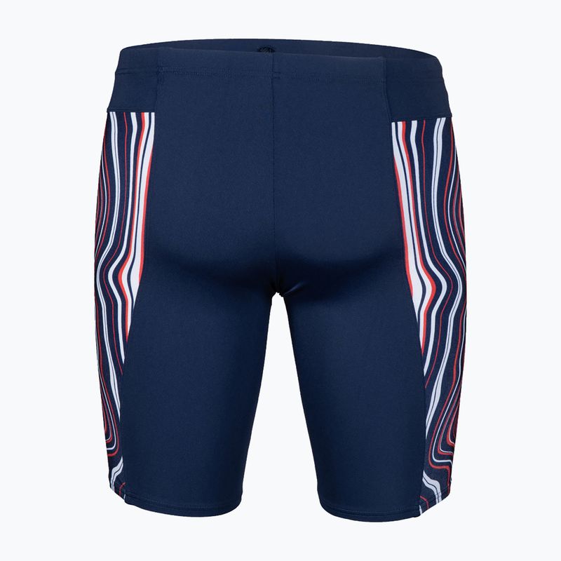 Jammery pływackie męskie arena Swim Jammer Marbled navy/red multi 5