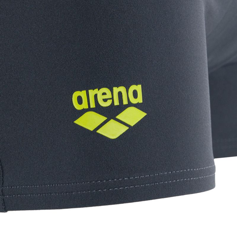Bokserki pływackie męskie arena Optimal Short asphalt/soft green 4