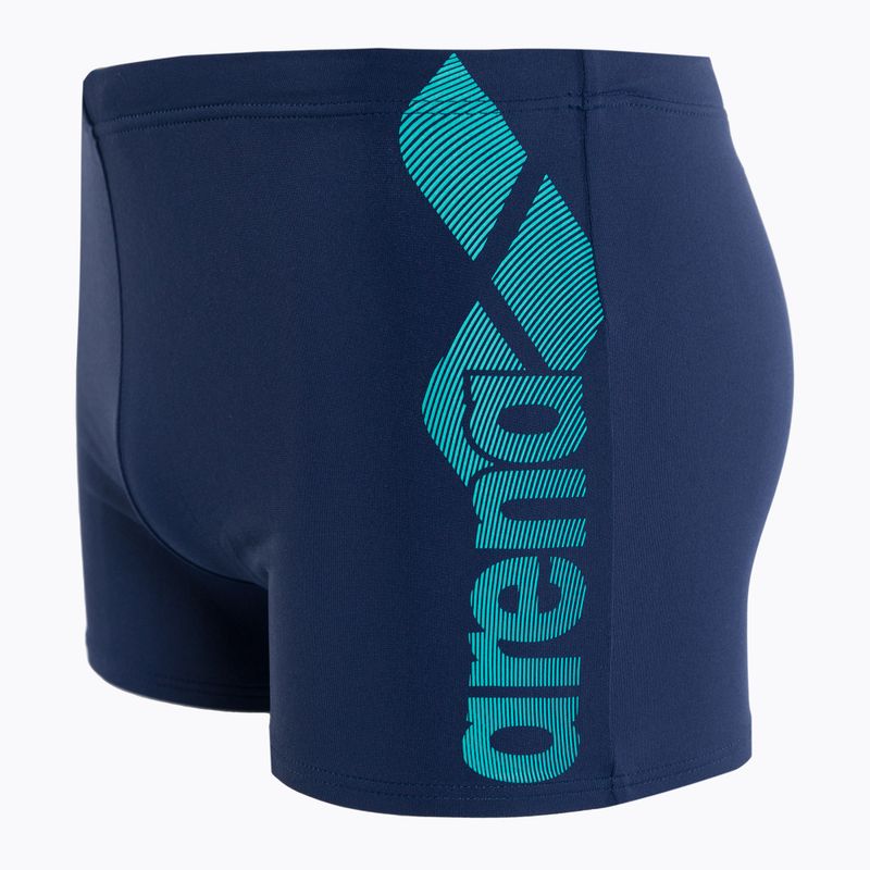Bokserki pływackie męskie arena Optimal Short navy/martinica 4