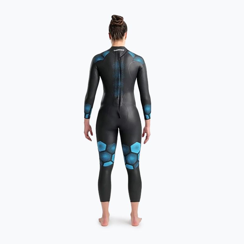 Pianka triathlonowa damska arena Thunder 4 mm holiday black 2