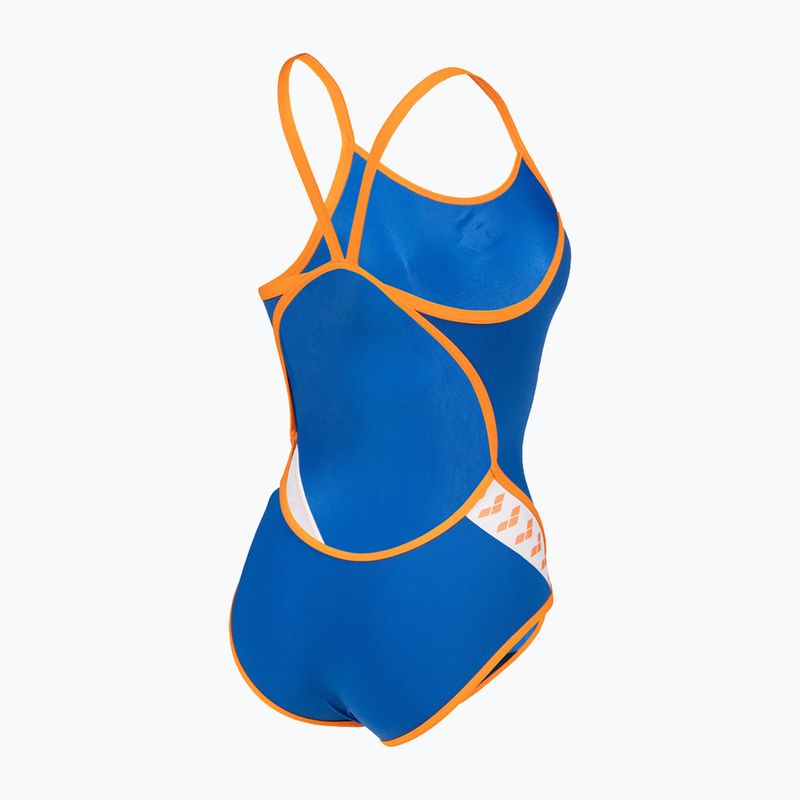 Strój pływacki jednoczęściowy damski arena Icons Super Fly Back Solid royal/nespola 4
