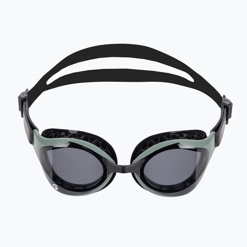 Okulary do pływania arena Air Bold Swipe smoke/dark olive/black 2