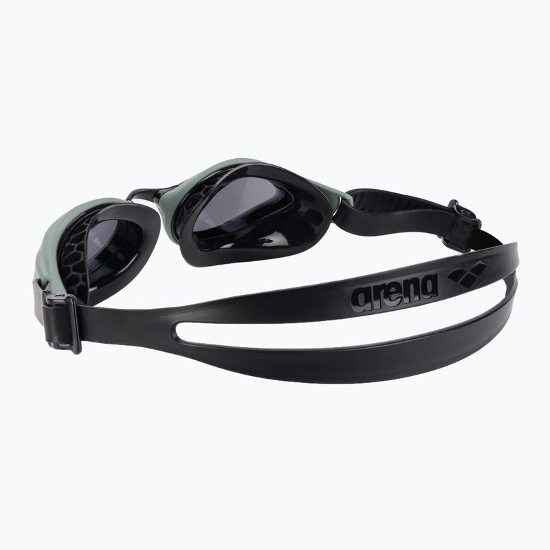 Okulary do pływania arena Air Bold Swipe smoke/dark olive/black 4