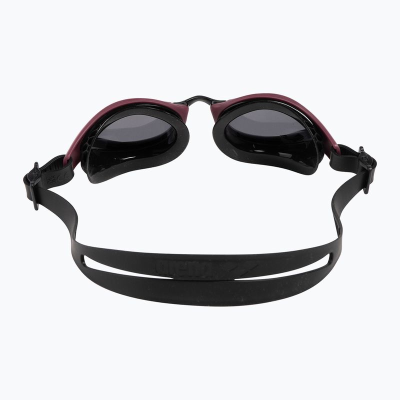 Okulary do pływania arena Air Bold Swipe smoke/red wine/black 4