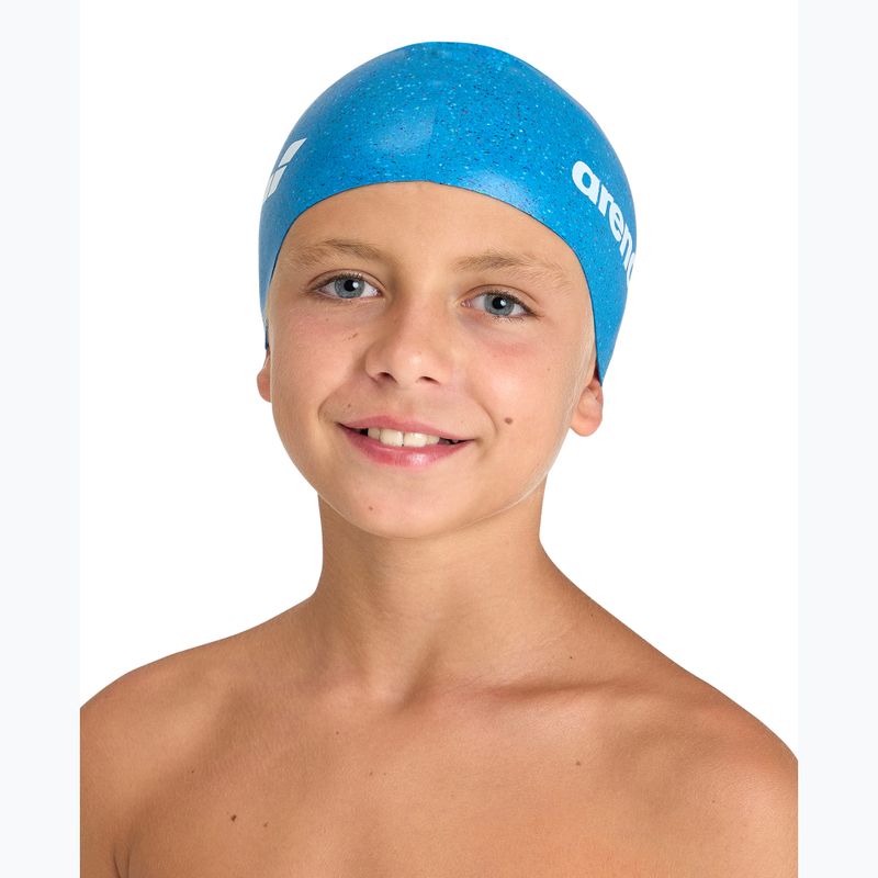 Czepek pływacki dziecięcy arena Silicone Cap Jr blue multi 2