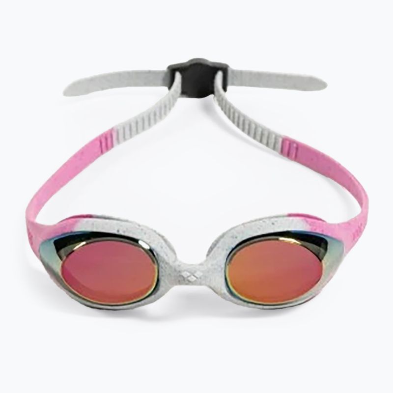 Okulary do pływania dziecięce arena Spider JR Mirror r pink/grey/pink 2