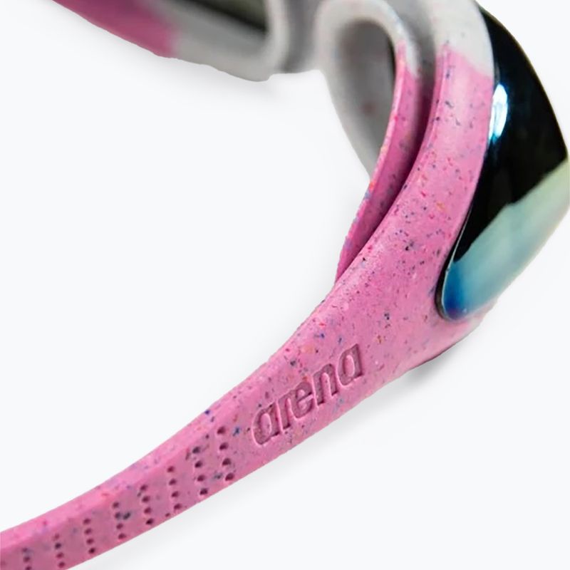 Okulary do pływania dziecięce arena Spider JR Mirror r pink/grey/pink 7