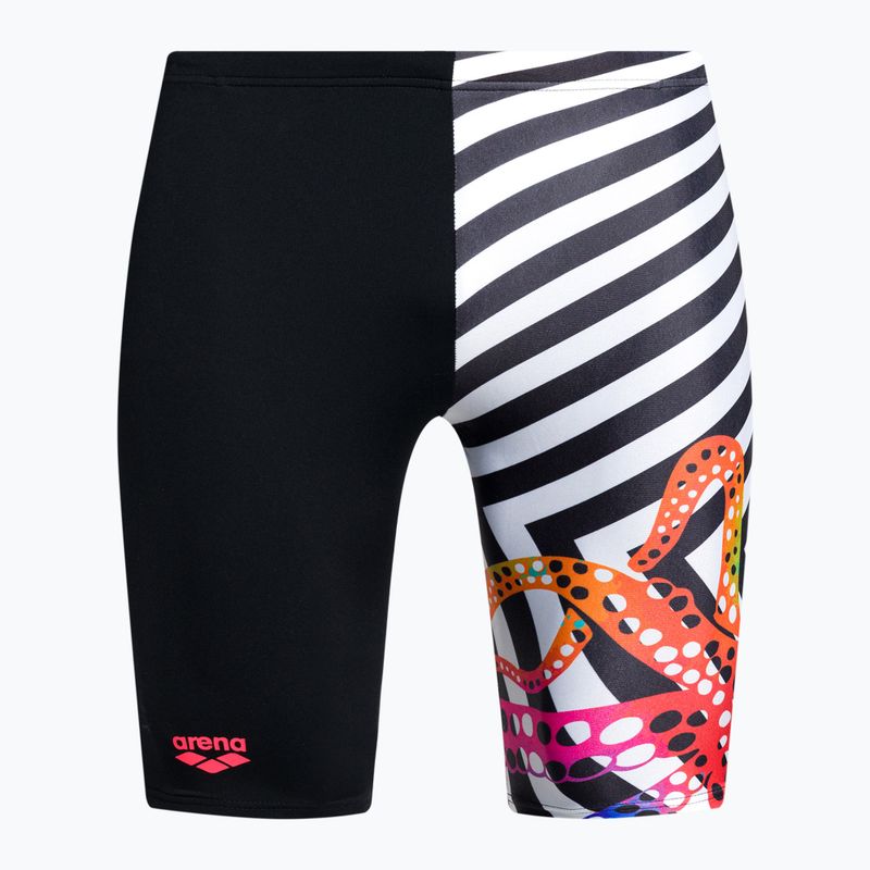 Jammery pływackie męskie arena Crazy Octopus Jammer black/white multi