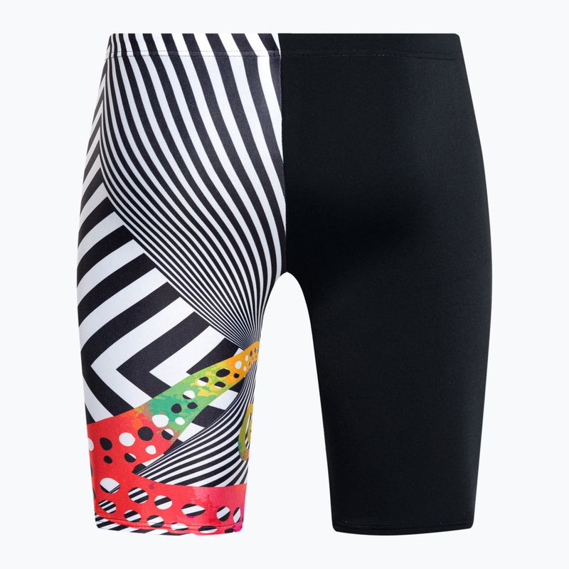 Jammery pływackie męskie arena Crazy Octopus Jammer black/white multi 2