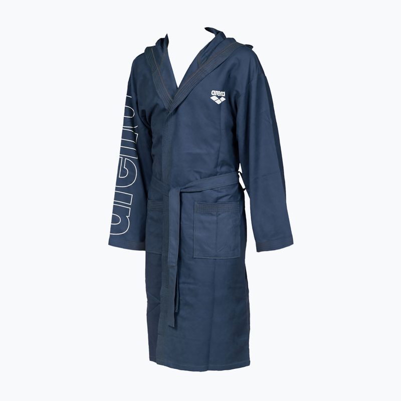 Szlafrok dziecięcy arena Zeal Plus Jr navy/white 3