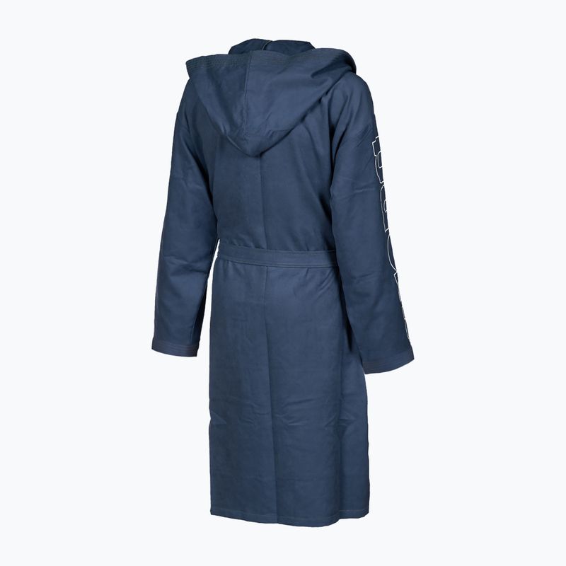 Szlafrok dziecięcy arena Zeal Plus Jr navy/white 5