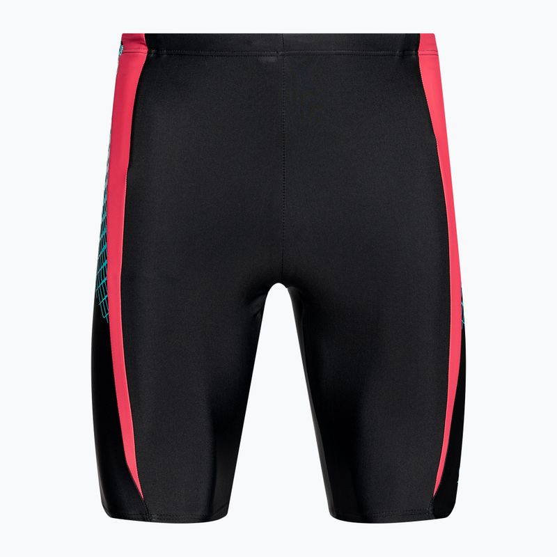 Jammery pływackie męskie arena Threefold Jammer R black/black/anguria