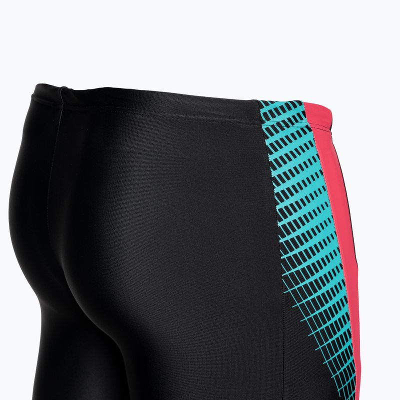 Jammery pływackie męskie arena Threefold Jammer R black/black/anguria 4