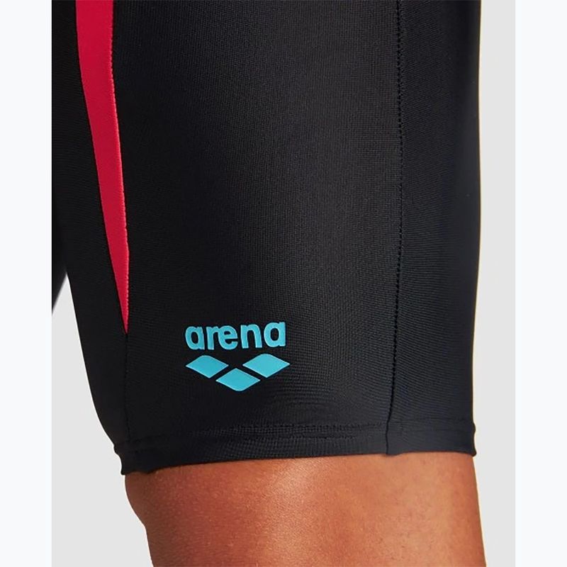 Jammery pływackie męskie arena Threefold Jammer R black/black/anguria 10