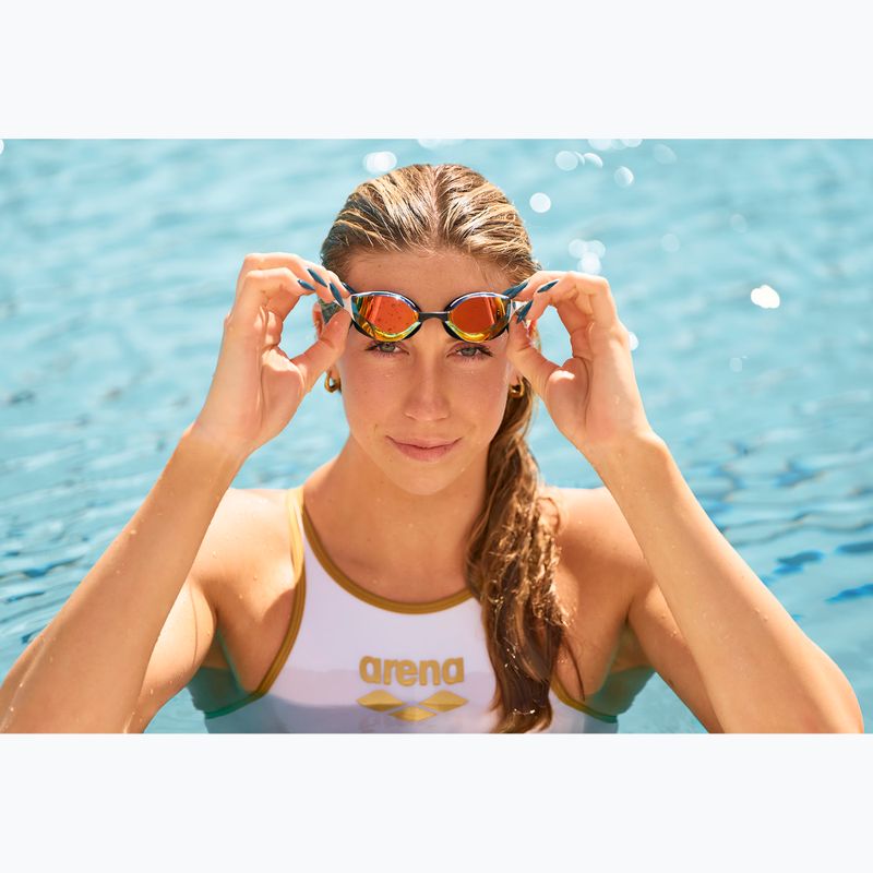 Strój pływacki jednoczęściowy damski Arena One Biglogo One Piece white/gold 14
