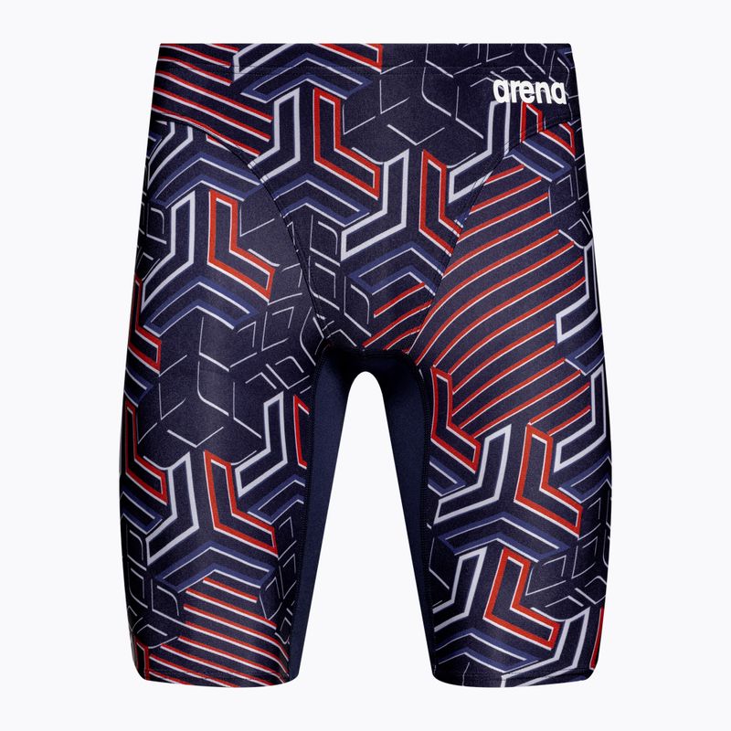 Jammery pływackie męskie arena Kikko Pro Swim Jammer navy/team redwhiteblue
