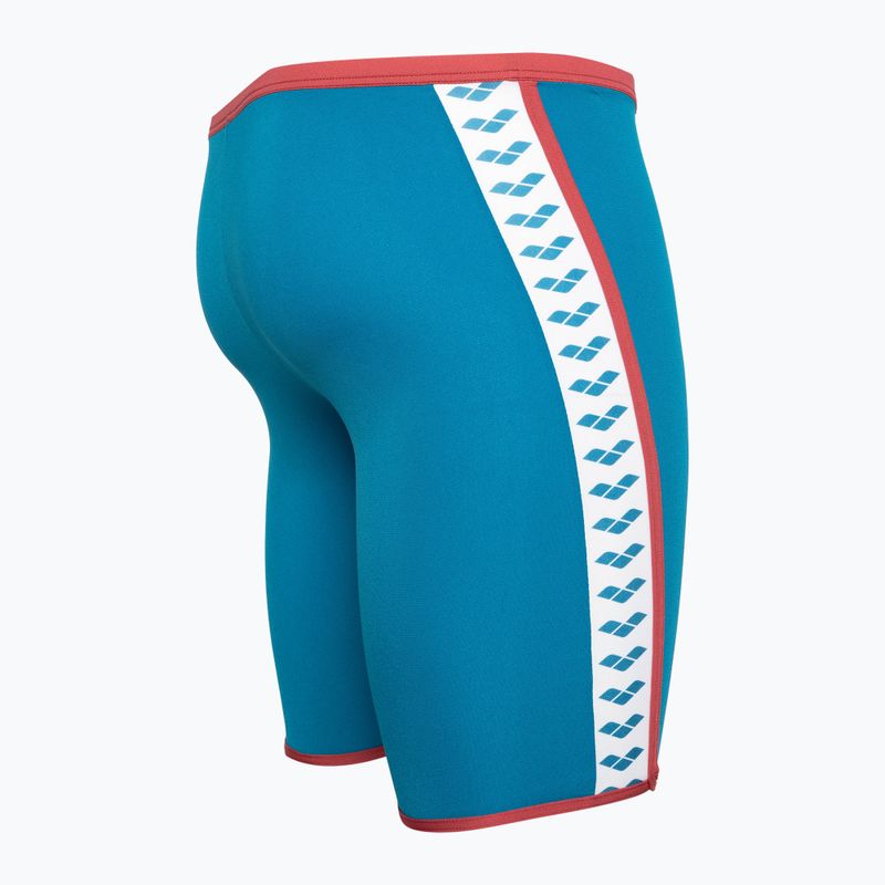 Jammery pływackie męskie arena Swim Solid Jammer blue cosmo/astro red 7