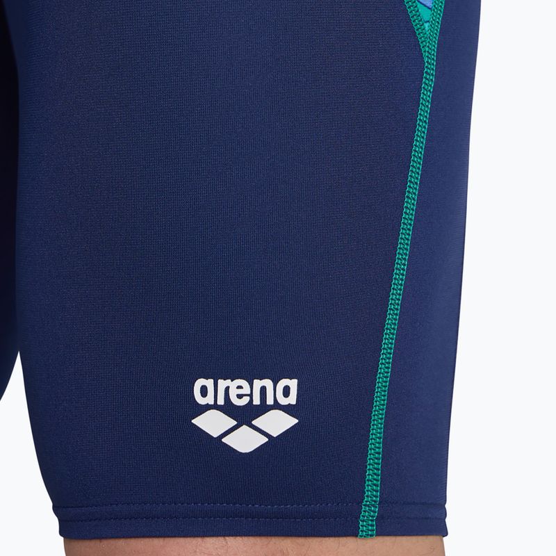 Jammery pływackie męskie arena Starfish Swim Jammer navy/turquoise multi 6