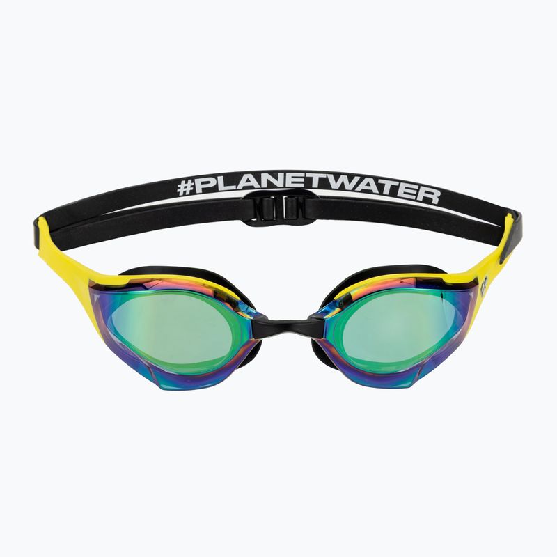 Okulary do pływania arena Cobra Edge Swipe Mirror emerald/yellow/black 2