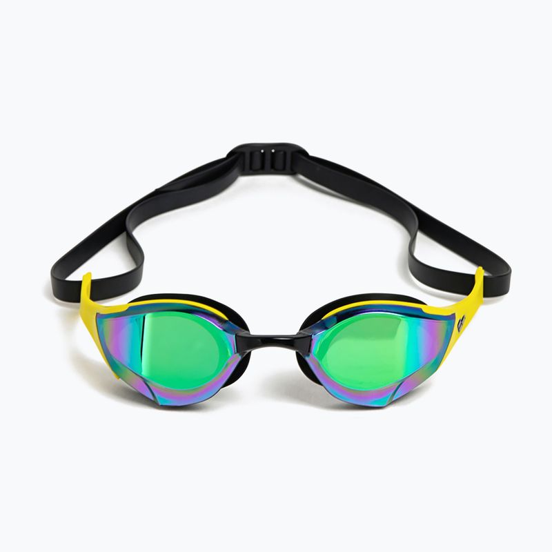 Okulary do pływania arena Cobra Edge Swipe Mirror emerald/yellow/black 2