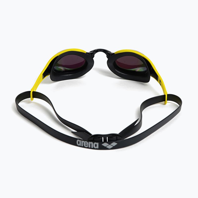 Okulary do pływania arena Cobra Edge Swipe Mirror emerald/yellow/black 3
